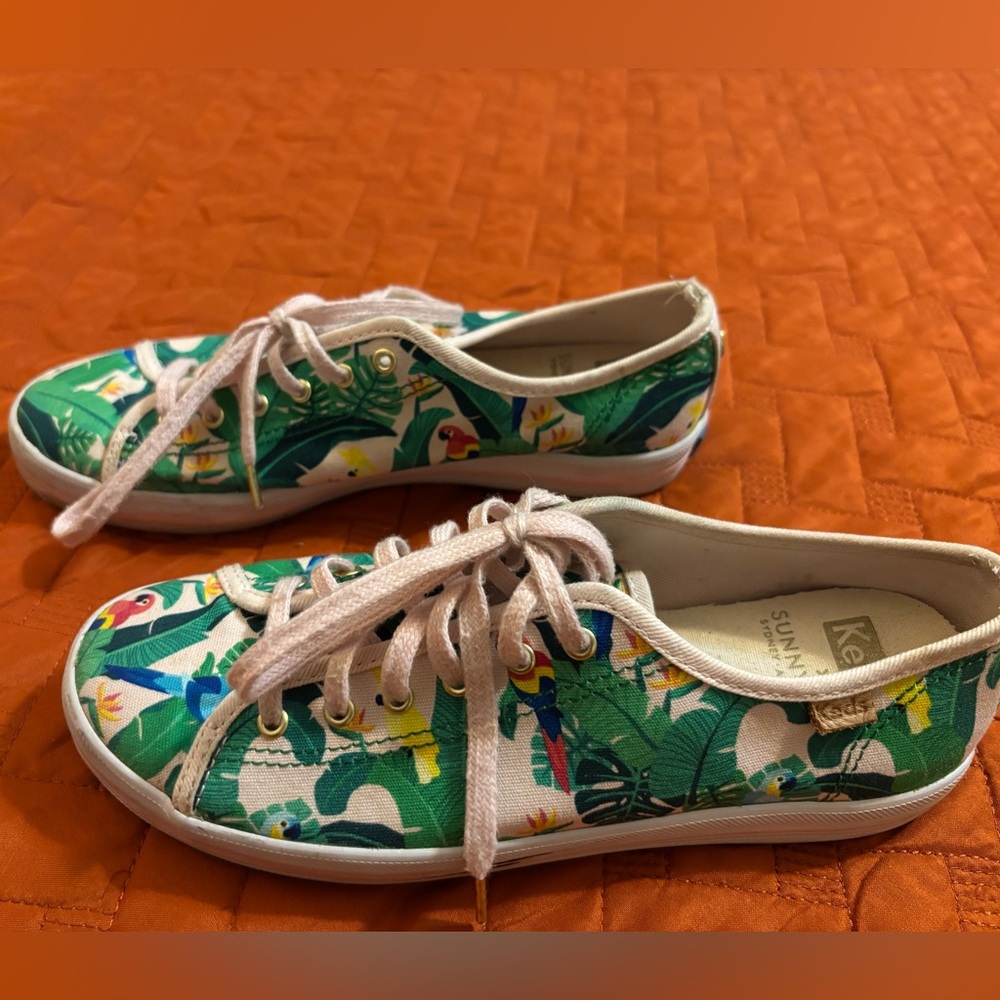 Keds SunnyLife Australia tropical birds sneakers women’s size 6
